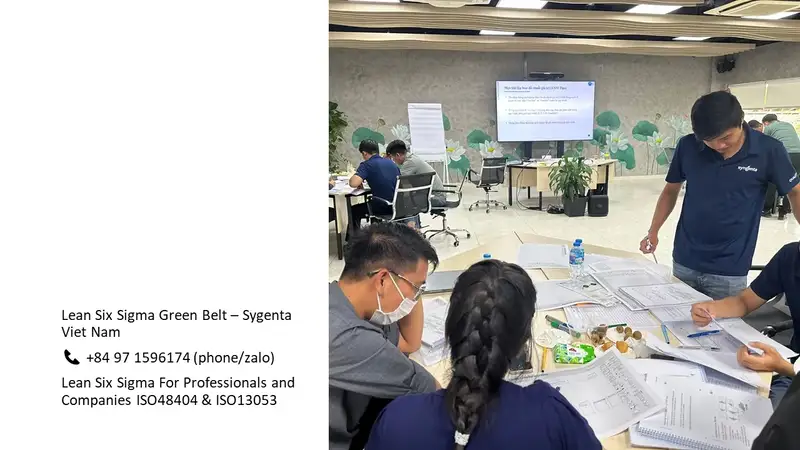 Triển khai Value Stream Mapping - Lean Six Sigma - Syngenta Việt Nam