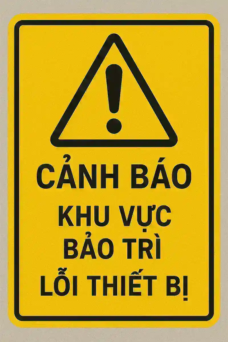 Warning Sign - Do Not Use This Equipment