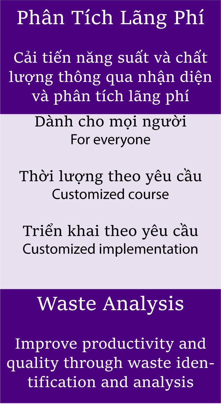 Lean Six Sigma - Khóa học Phân Tích Lãng Phí (Waste Analysis)